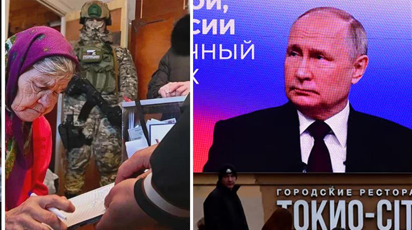 Tvingas rösta på Putin under vapenhot: ”En komedishow”