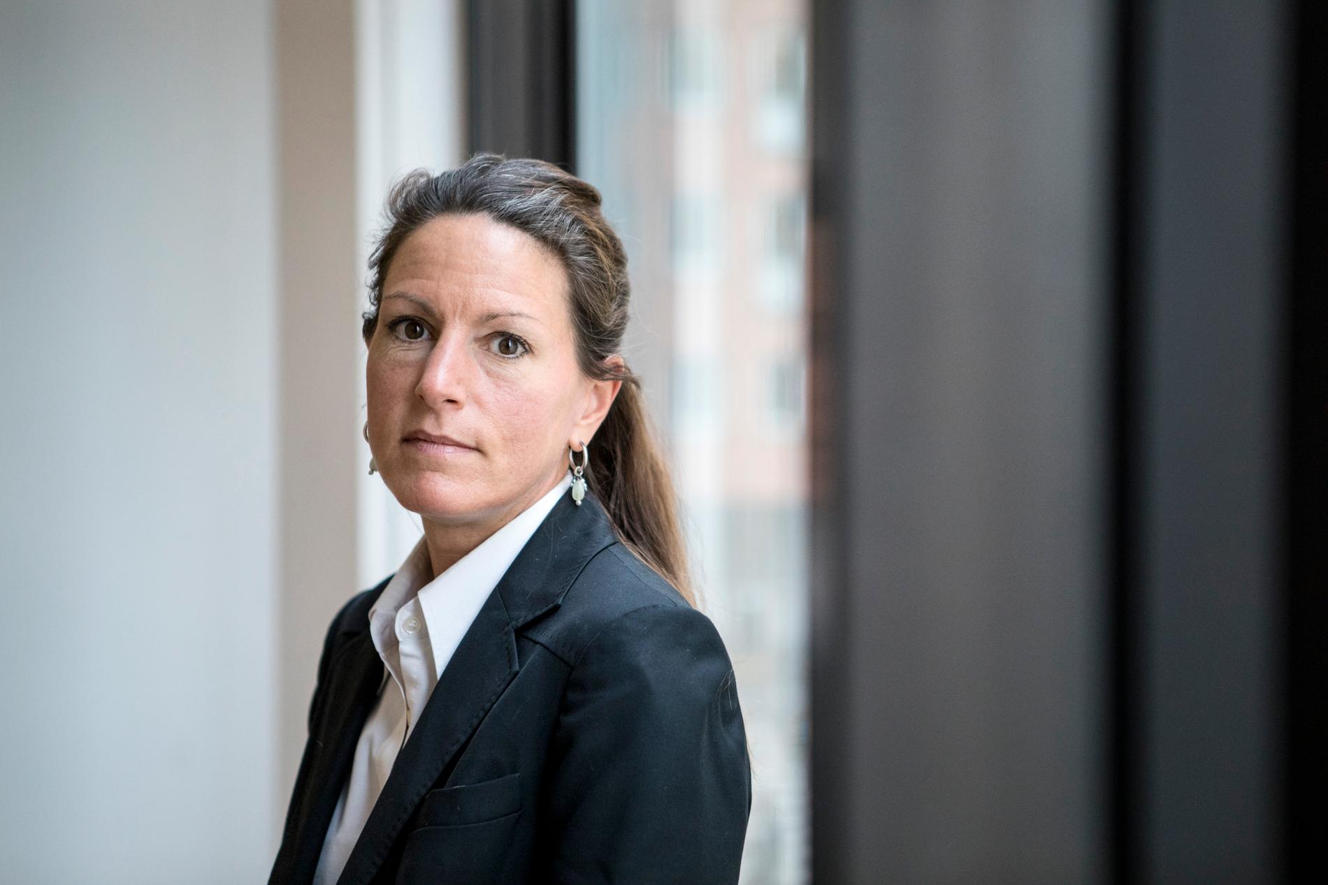 Louise Brown ordförande för Transparency international Sverige. 
