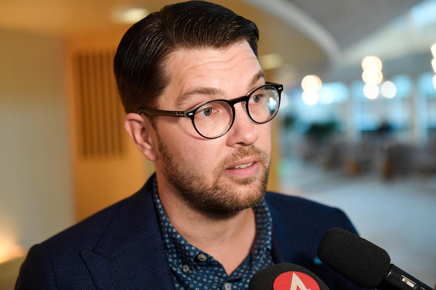 SD:s partiledare Jimmie Åkesson.