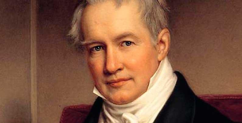 Alexander von Humboldt (1769-1859) – en gång en vetenskaplig och humanistisk ikon, numera sorgligt bortglömd.