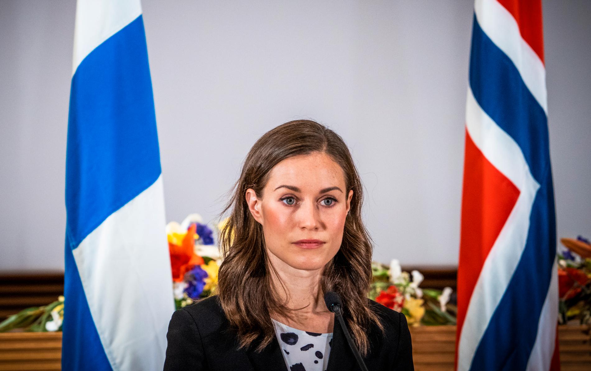 Sanna Marin, Finlands statsminister. 