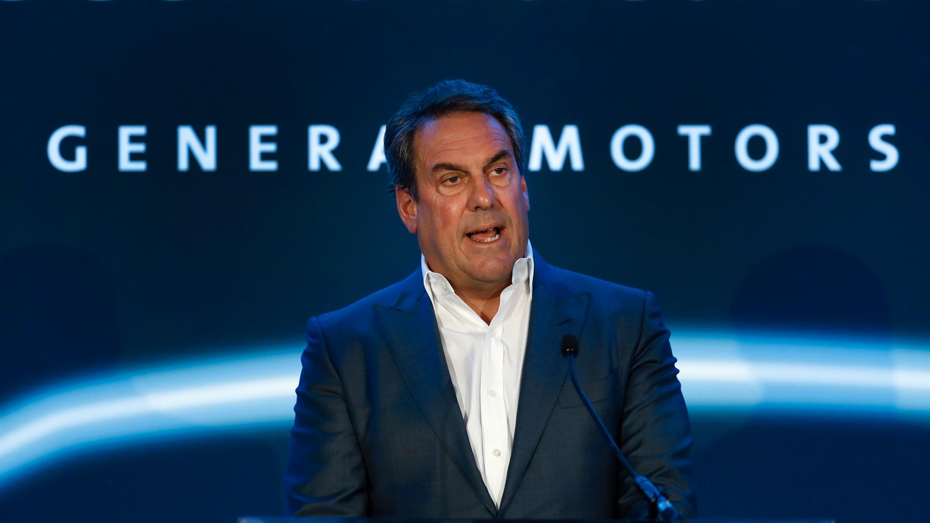 General Motors vd Mark Reuss. Arkivbild.
