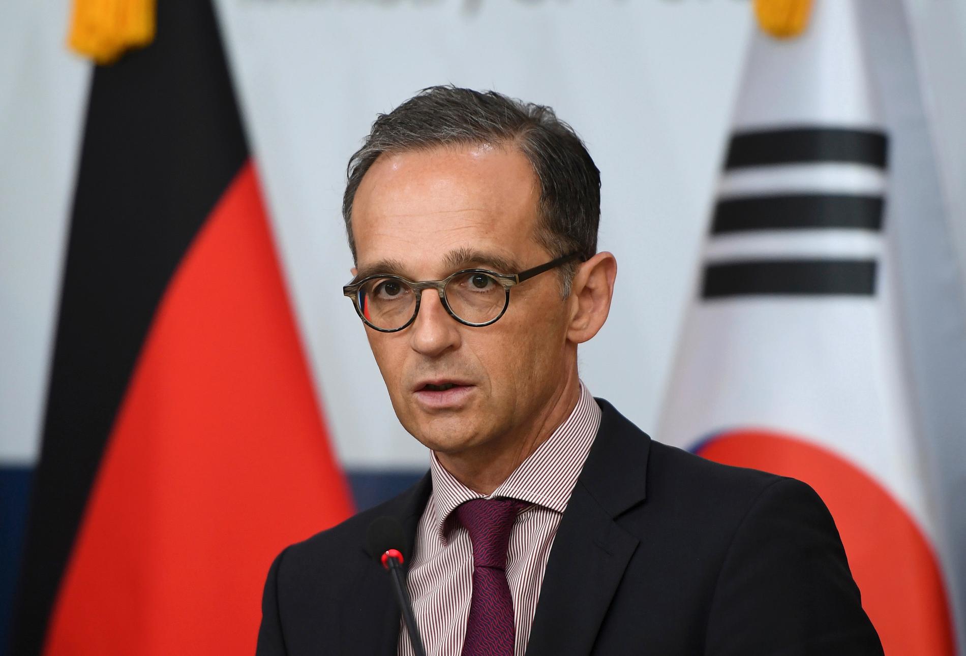Heiko Maas är Tysklands utrikesminister. Arkivbild.