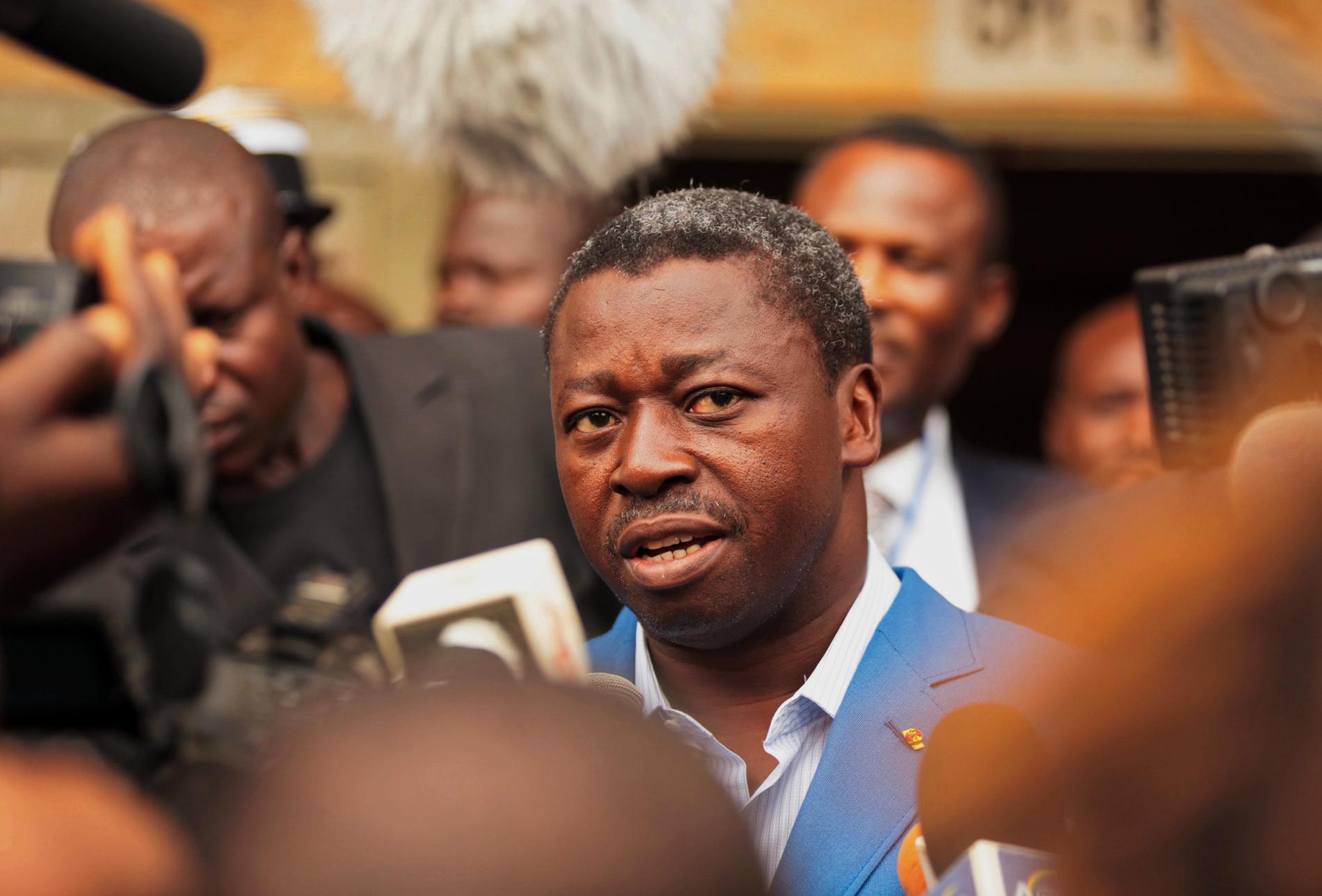 Faure Gnassingbé får möjlighet att sitta kvar som Togos president till år 2030. Arkivbild från 2015.