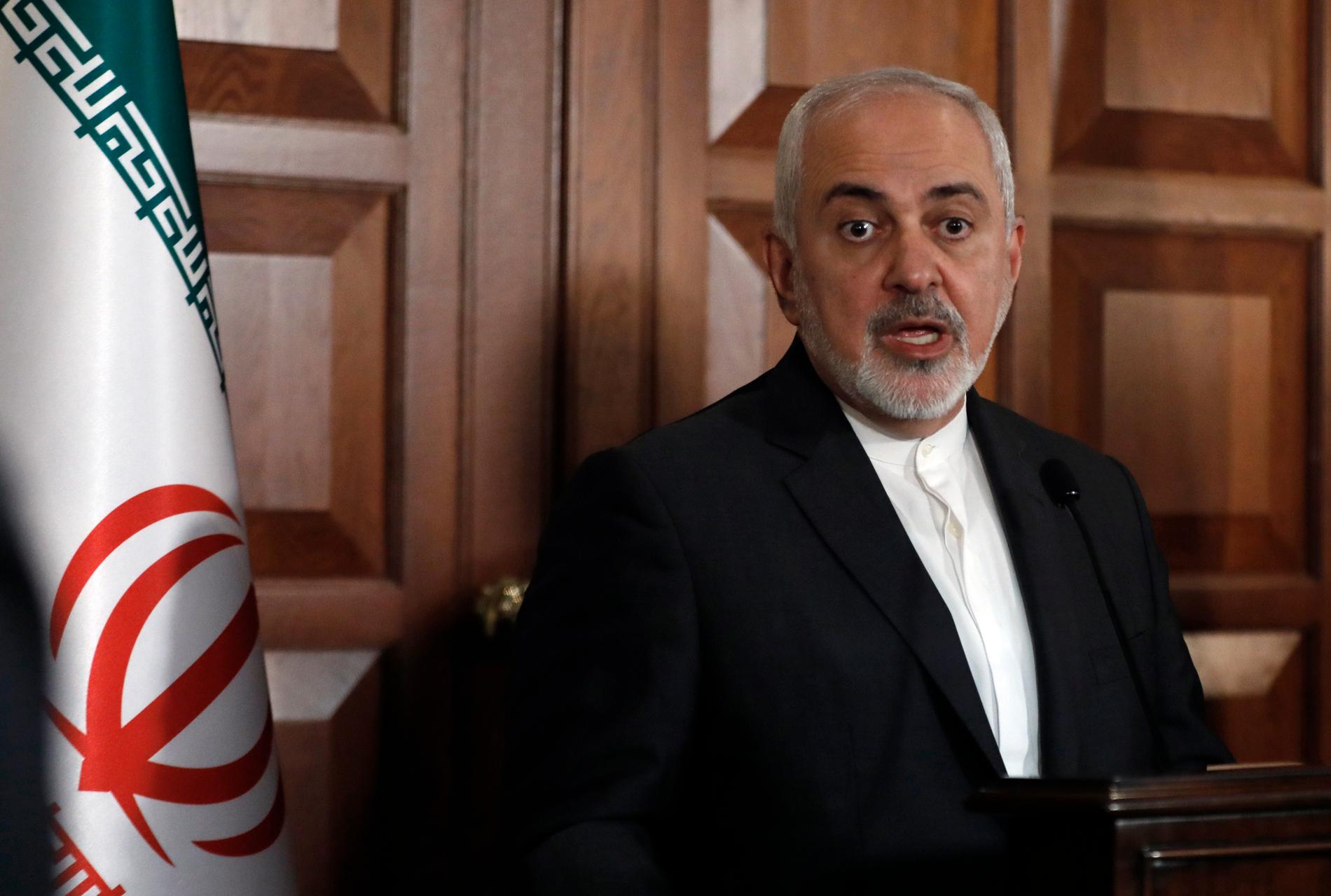 Irans utrikesminister Mohammad Javad Zarif. Arkivbild.