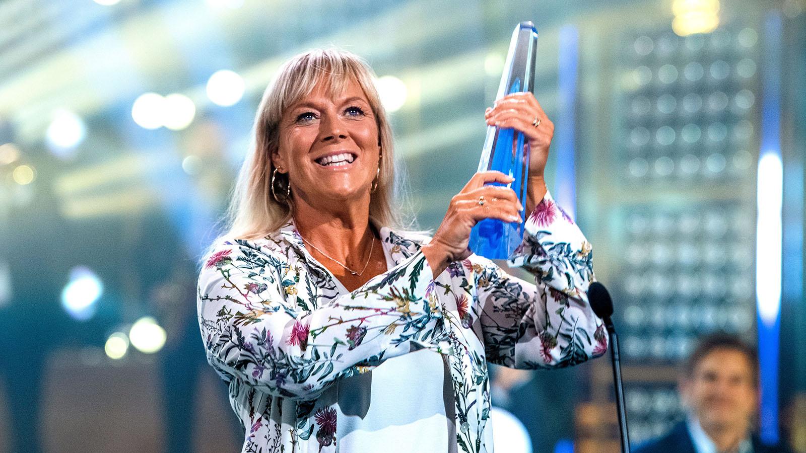 Sofia Åhman fick ta emot juryns specialpris vid Kristallengalan 2020.