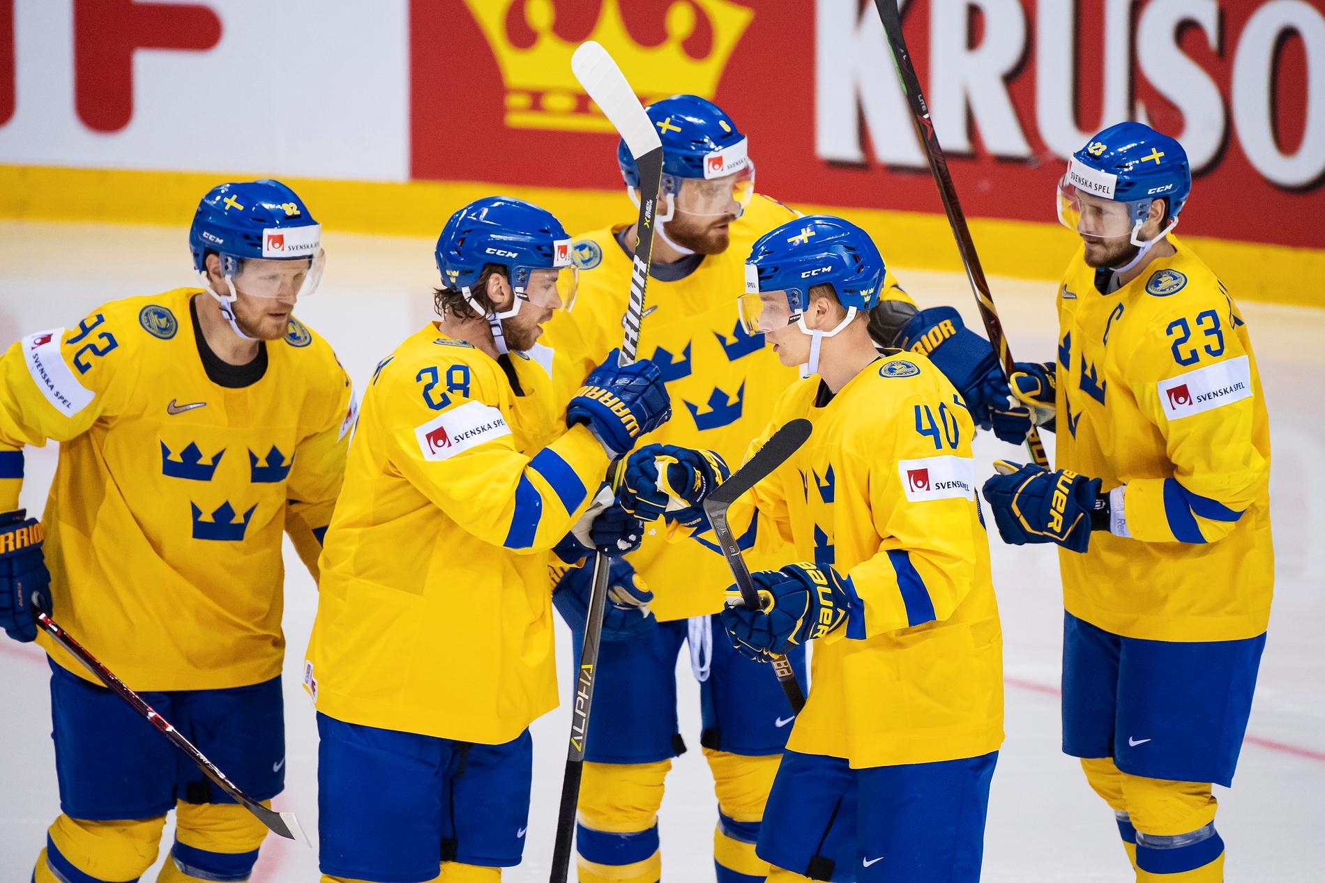 Hockey-VM 2021 avgörs i Riga från 21 maj till 6 juni. 