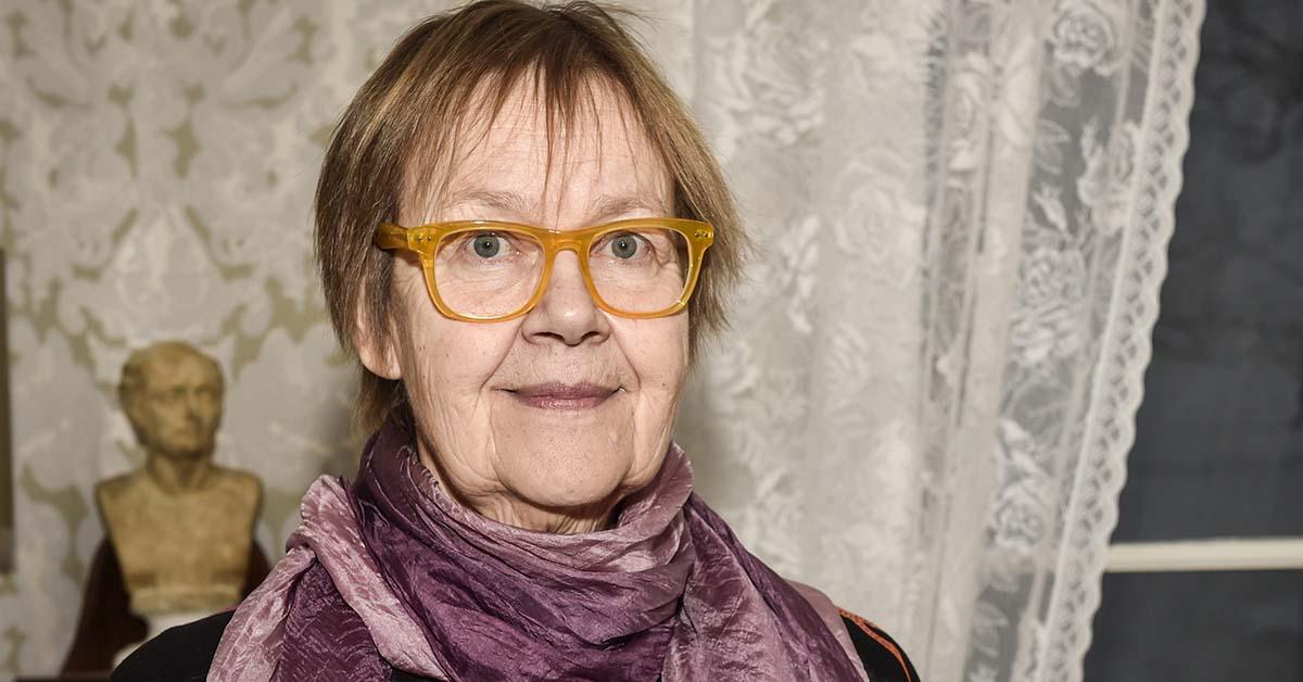 Poeten Tua Forsström, nyinvald ledamot i Svenska Akademien.