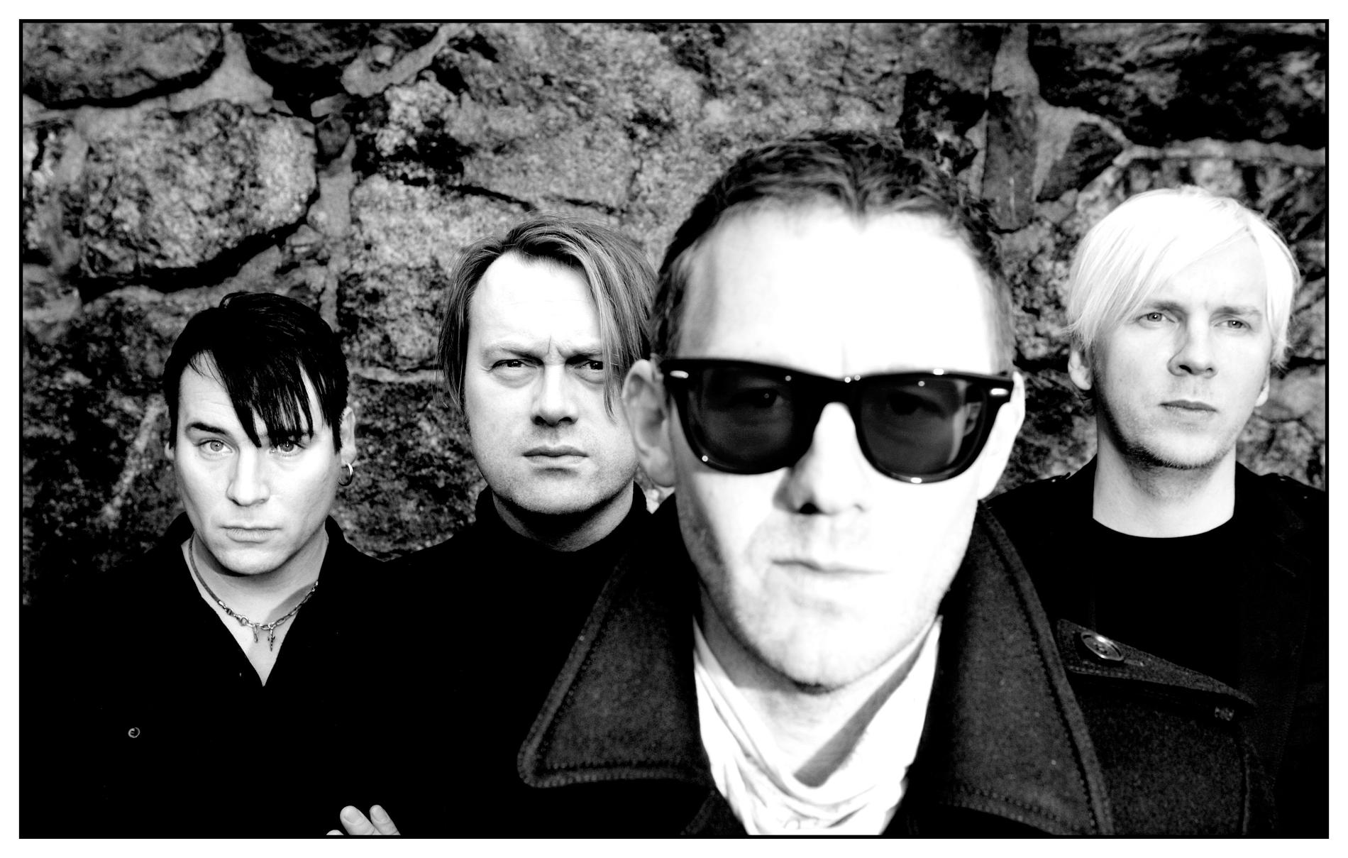 Kent, med från vänster Markus Mustonen, Martin Sköld, Jocke Berg och Sami Sirviö, när de släppte skivan "Tillbaka till samtiden" 2007.