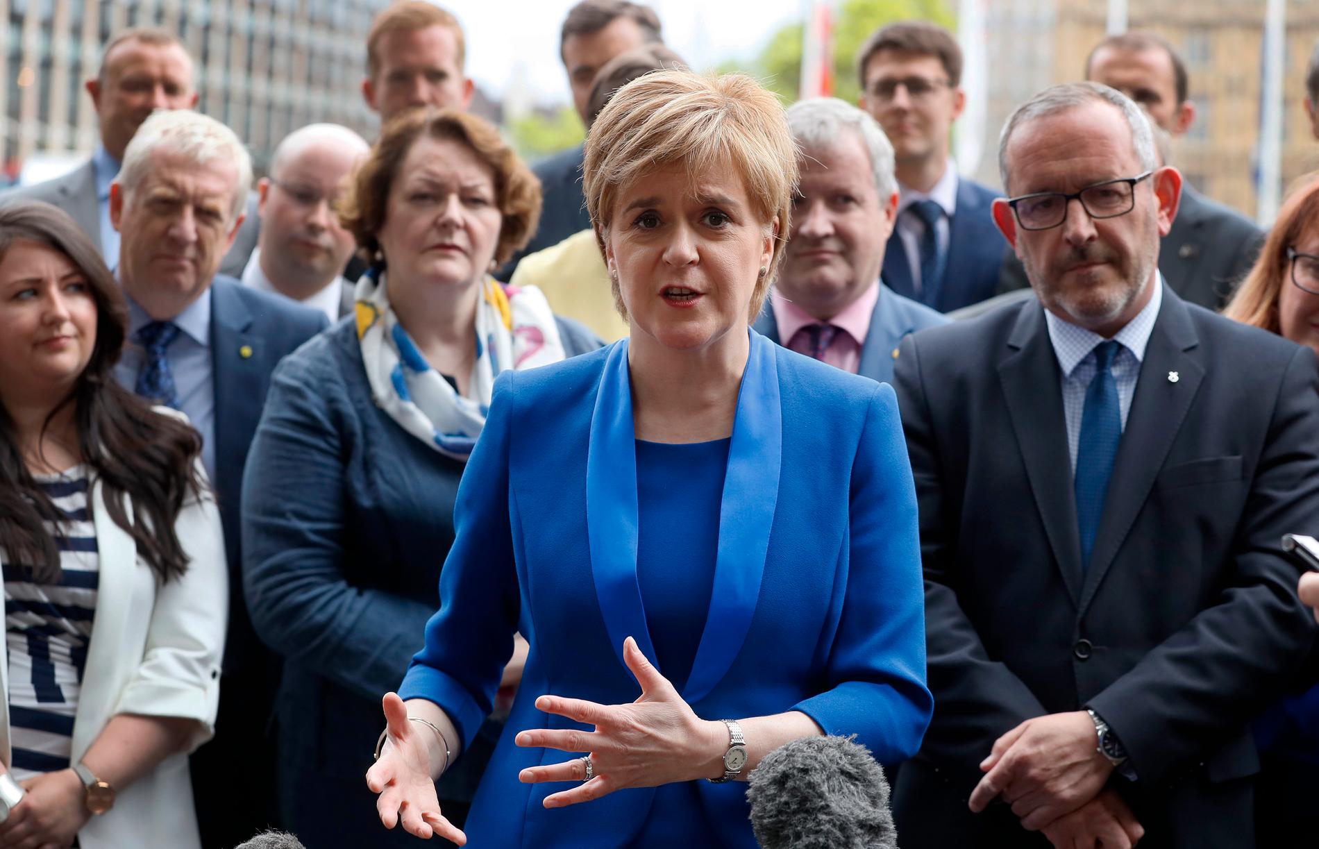 En ny folkomröstning bör hållas i Skottland inom två år, anser den lokala regeringschefen Nicola Sturgeon. Arkivbild.