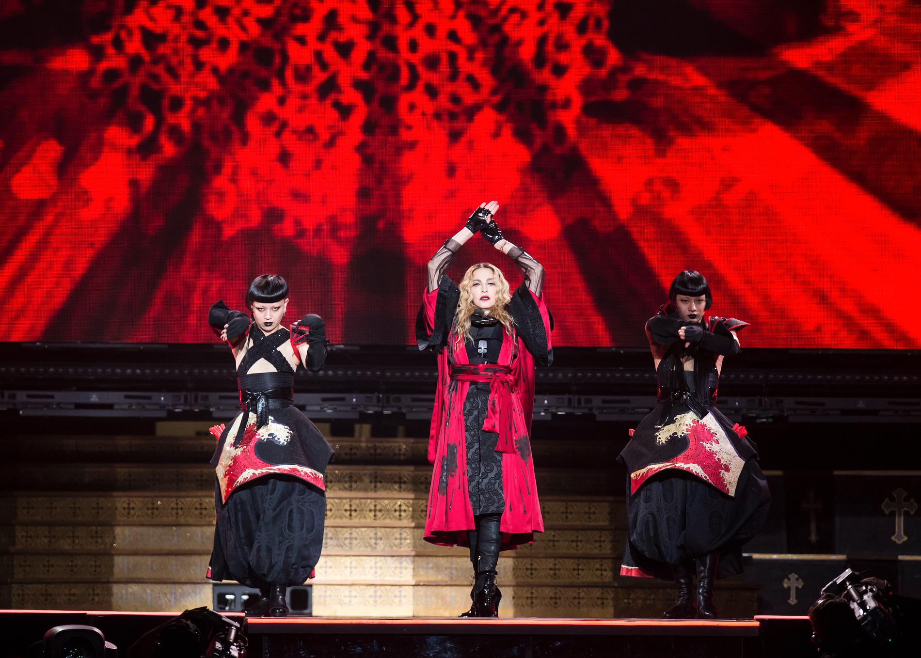 Madonna i Sverige, 2015.