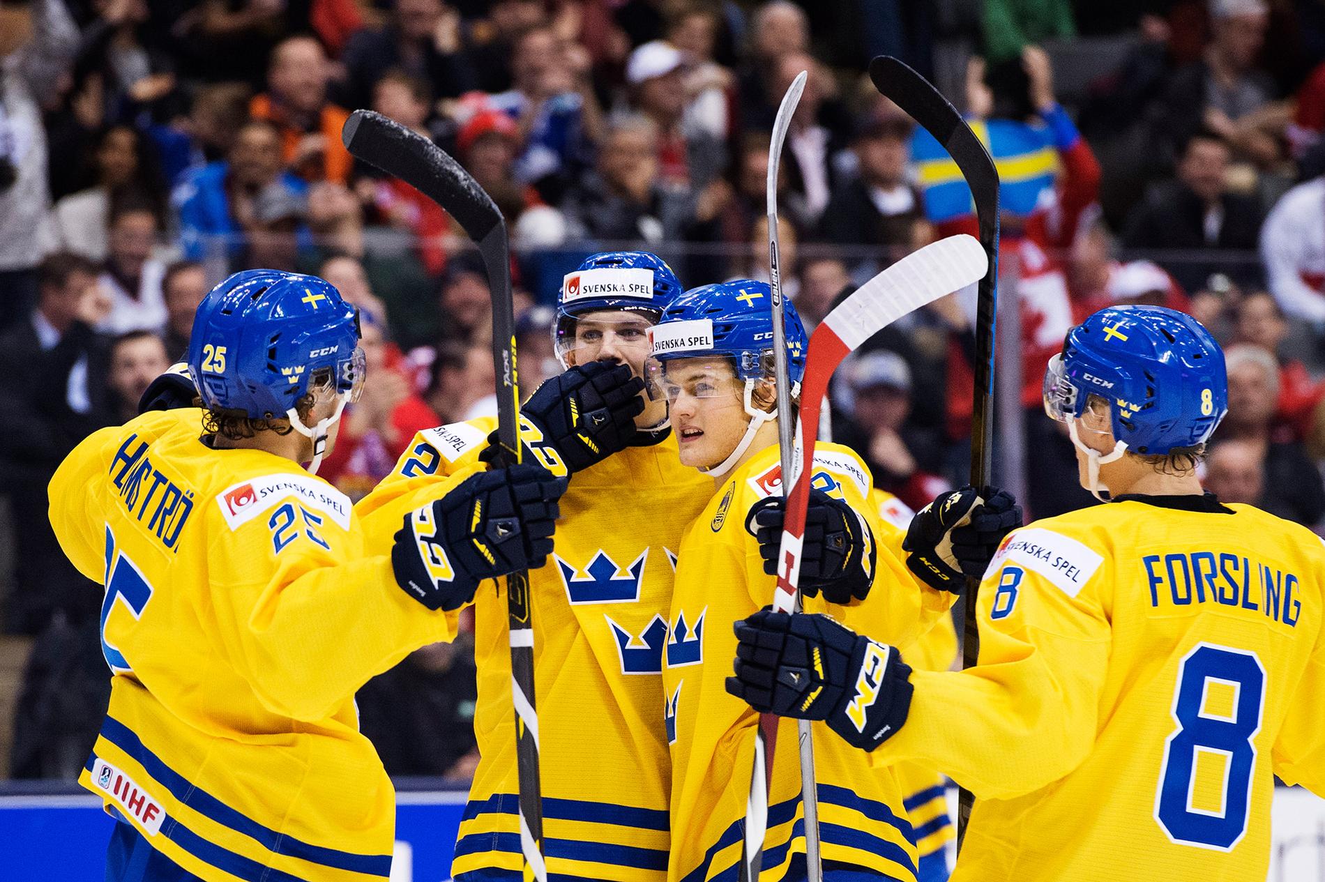 Oddsen pekar på att Sverige tar sig till final i JVM.