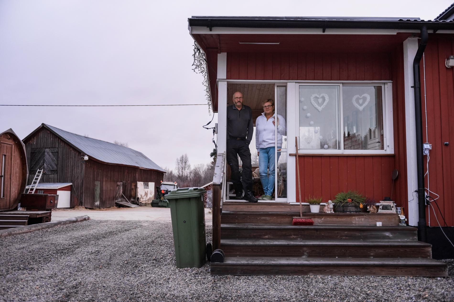 Joe och Ulla Persson bor i Svanabyn, söder om Dorotea.