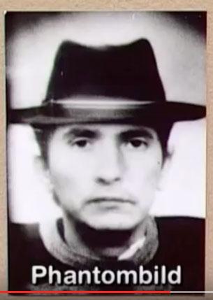Fantombild som föreställer mördaren som dödade 68-åriga Blanka Zmigrod i Frankfurt för 24 år sedan.