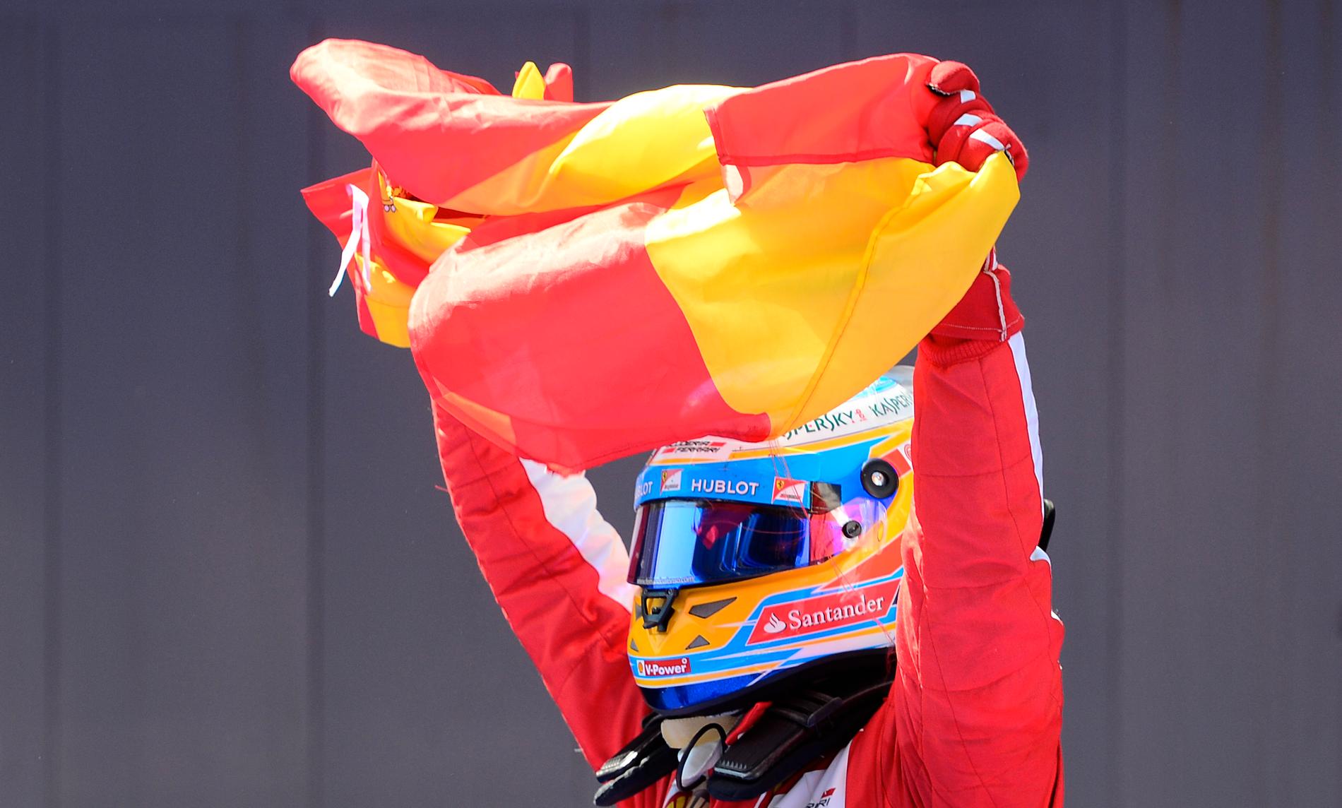 Fernando Alonsos sista seger i F1 - hemma i spanska Barcelona 2013