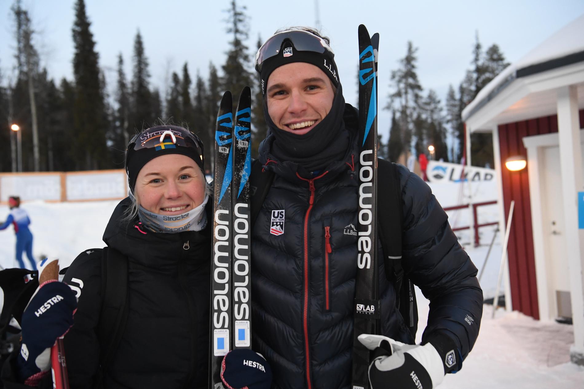 Maja Dahlqvist och Kevin Bolger.