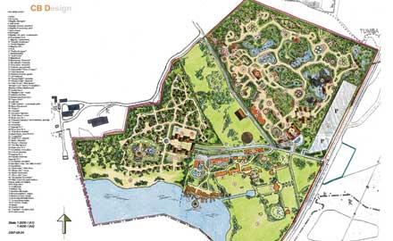 Störst i Sverige Parken planeras vara klar för invigning 2010 och ska kosta 650 miljoner kronor.