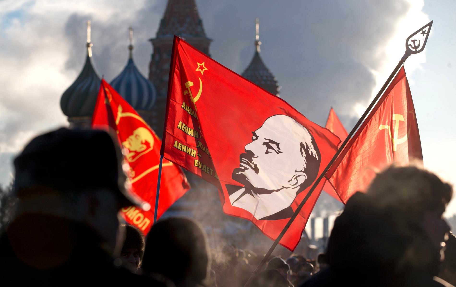 Lenin var drivande i den ryska revolutionen och en av grundarna till Sovjetunionen.