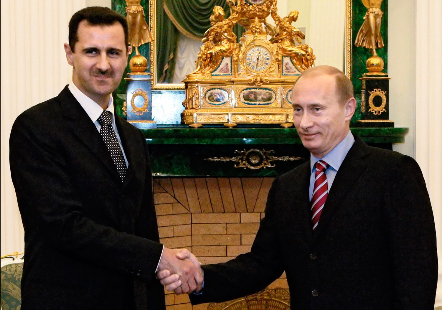 Assad och Putin 2012.