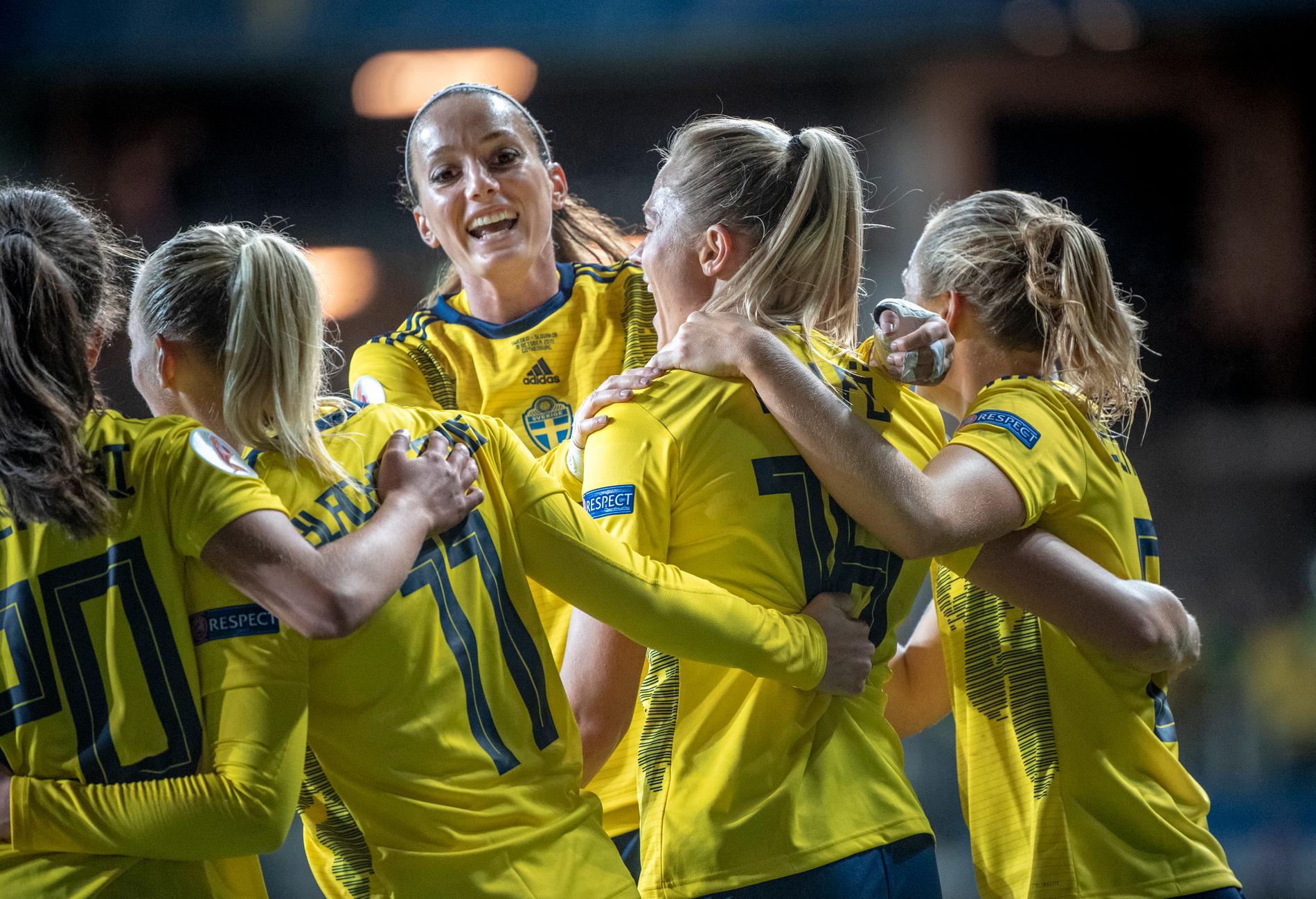 Svenska landslaget ställs mot Tyskland i första omgången i Algarve Cup. Arkivbild.