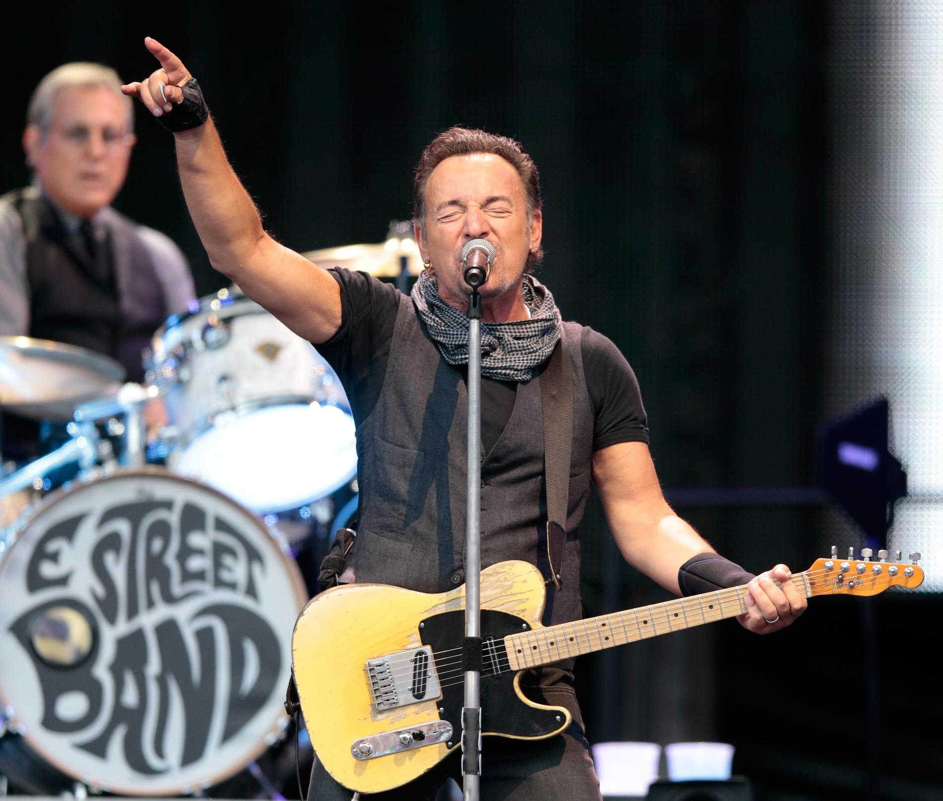 Bruce Springsteen på scen i Oslo i juni.