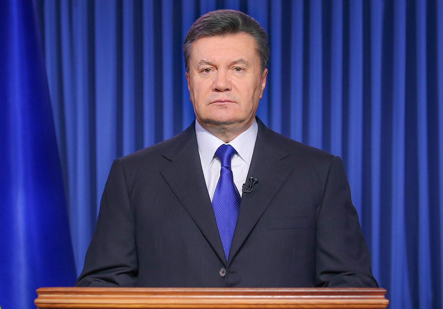 Ukrainas numera avsatte president Viktor Janukovytj.