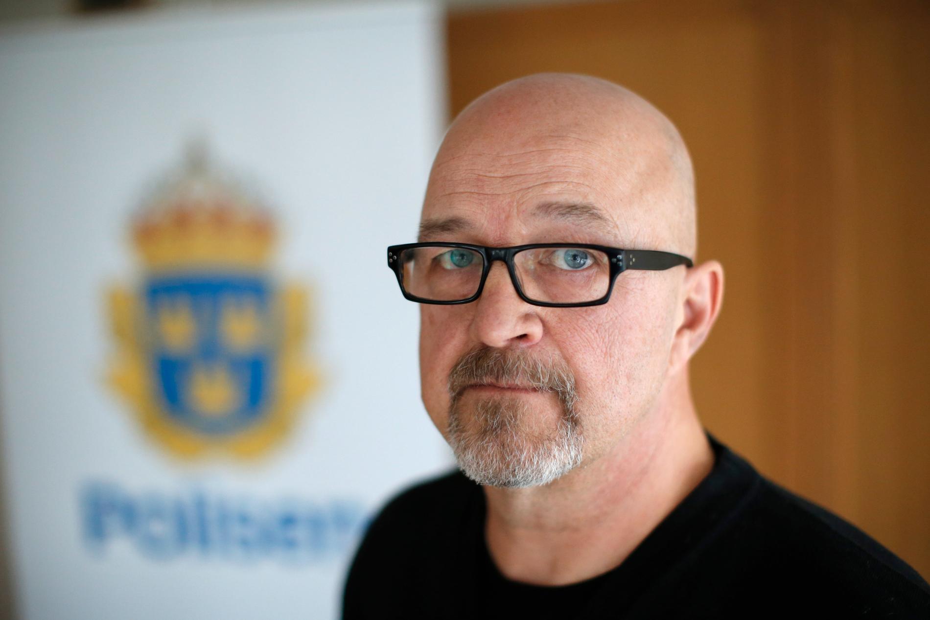 Sten-Rune Timmersjö, kriminalinspektör vid grova brott hos polisen i Fyrbodal. 