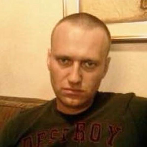 Aleksej Navalnyj i fängelset. Bilden publicerades 15 mars på hans Instagram-konto.