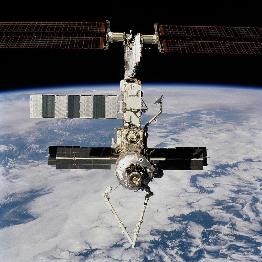 Arkivbild på ISS.