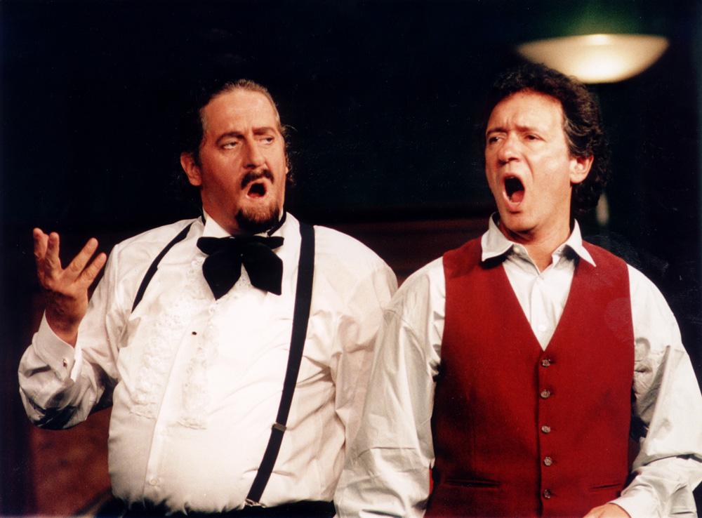1996 Panik på operan. Pjäs på Lisebergsteatern tillsammans med Ulf Dohlsten.