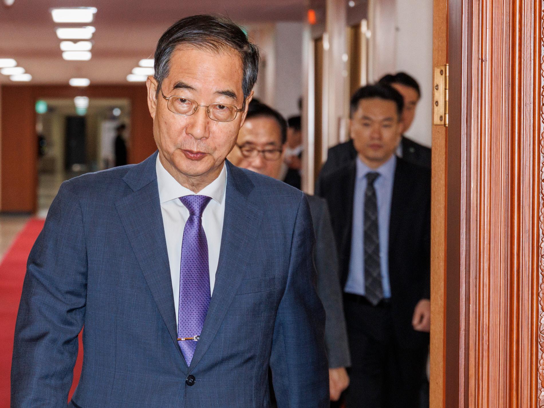 Sydkoreas premiärminister erbjuder sig avgå