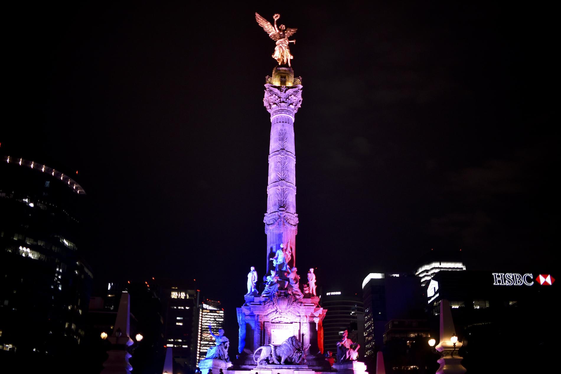 Mexican Independence Angel monumentet i Mexico City.