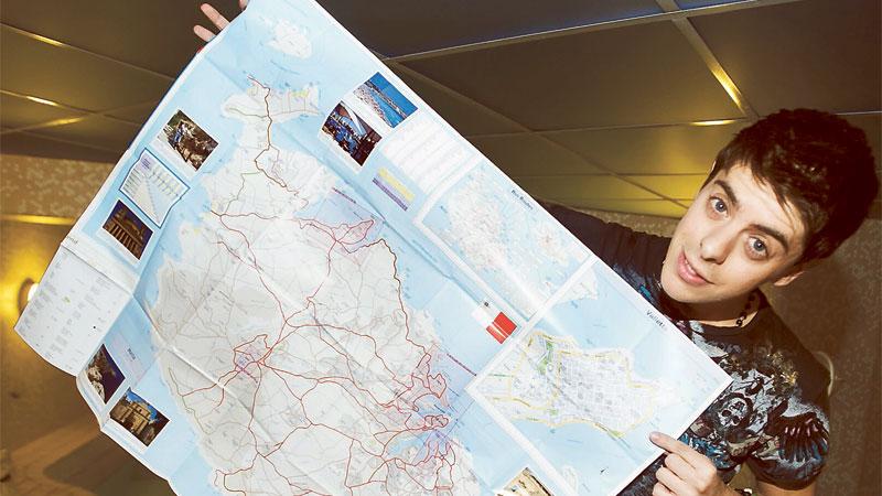 Sätter Malta på kartan Kevin Borg kan sitt Malta – och följde förstås med på premiärplanet på nya Maltalinjen i veckan.