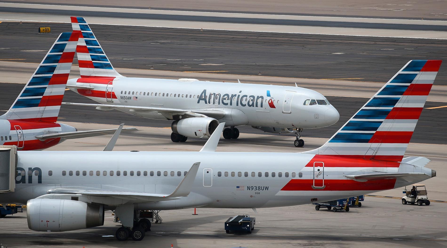 Flygbolag som American Airlines kommer att drabbas hårt ekonomiskt av coronavirusets utbredning. Arkivbild.