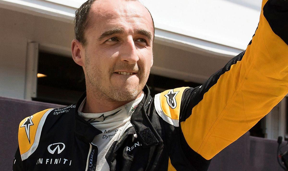 Robert Kubica testkörde för Renault i somras