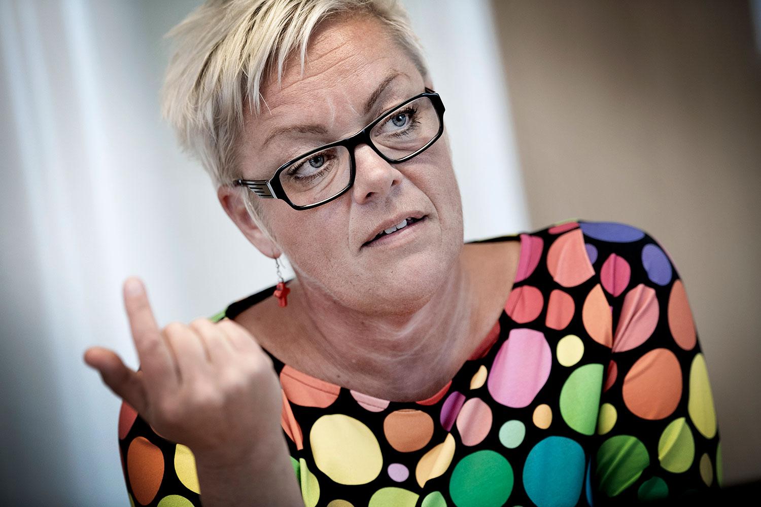 Anette Andersson, kommunens samordnare mot våldsbejakande extremism. 