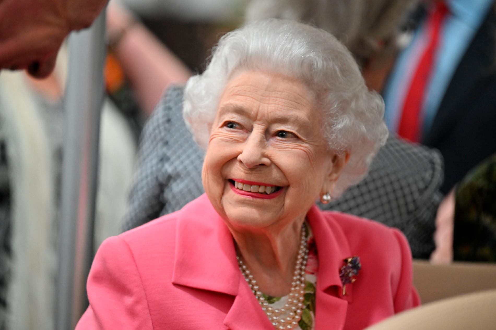 Storbritanniens drottning Elizabeth II tidigare i maj.