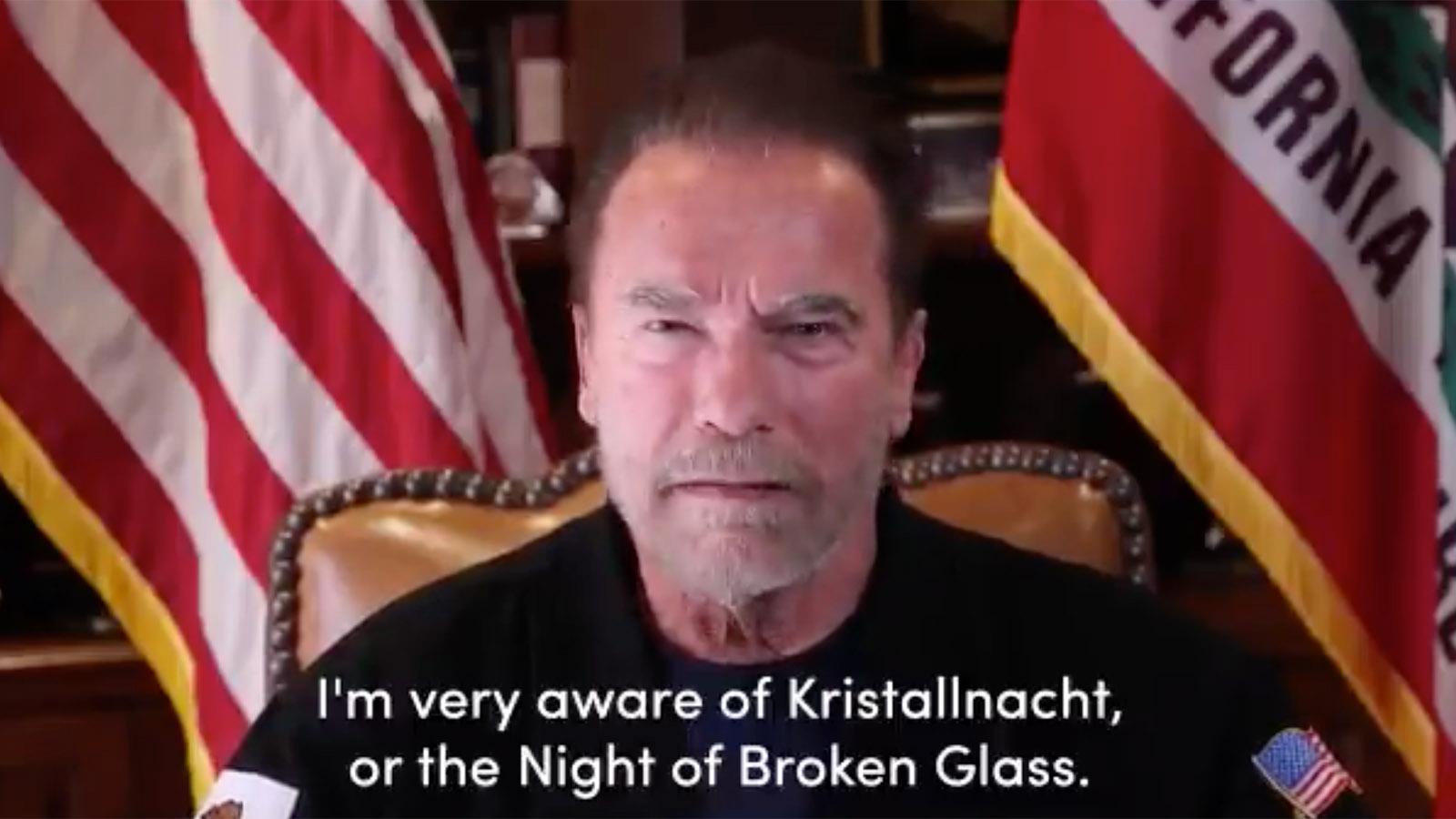 Arnold Schwarzeneggers talar på Twitter.