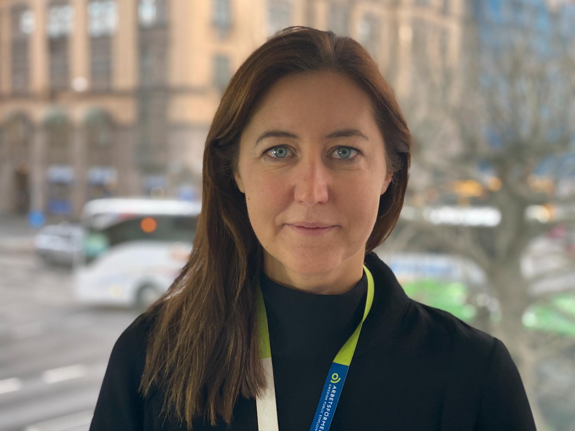 Carolina Gianola, chef på Arbetsförmedlingen i Malmö. 