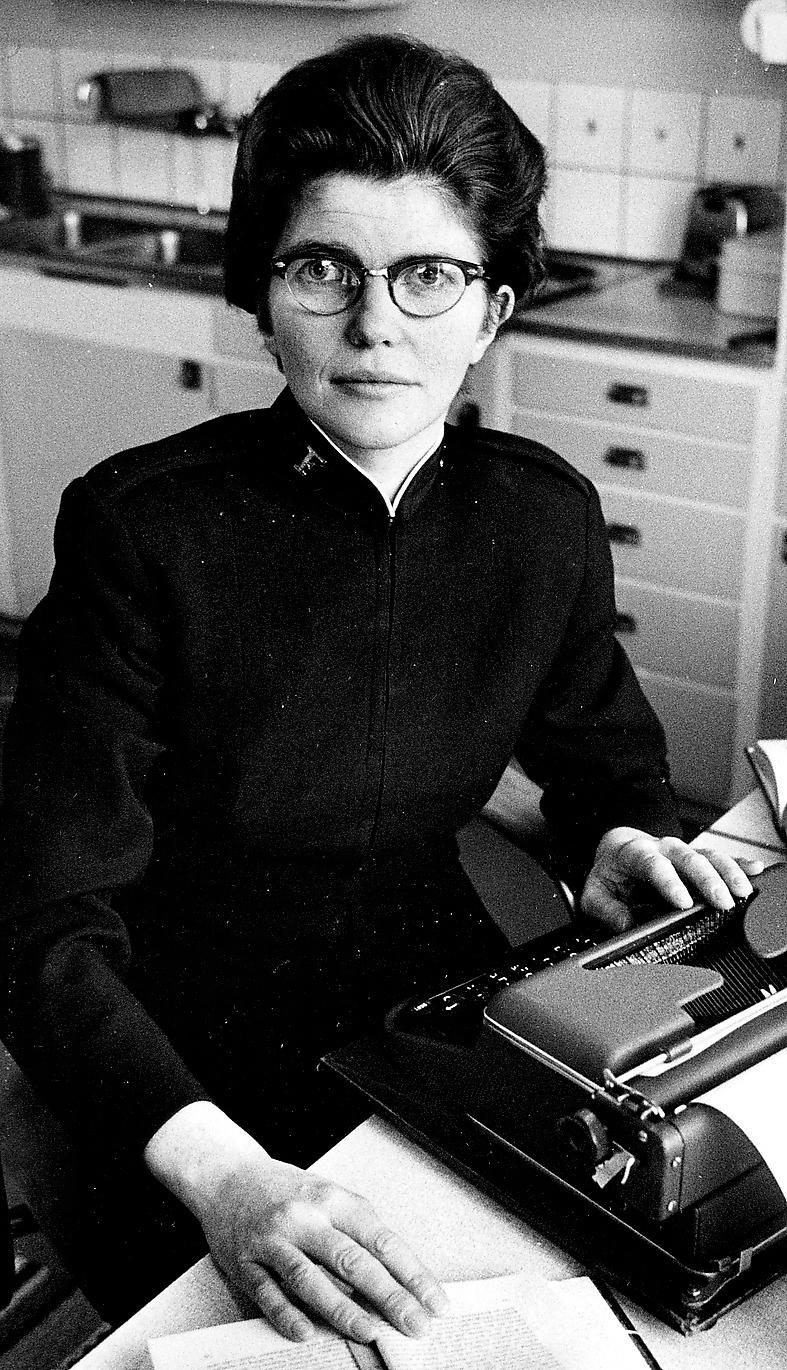 Poeten Majken Johansson (1930–1993) anslöt sig 1958 till Frälsningsarmén efter att tidigare varit uttalad ateist. Nu släpps hennes efterlämnade dikter i en ny samling. Foto: Lennart Halvarsson
