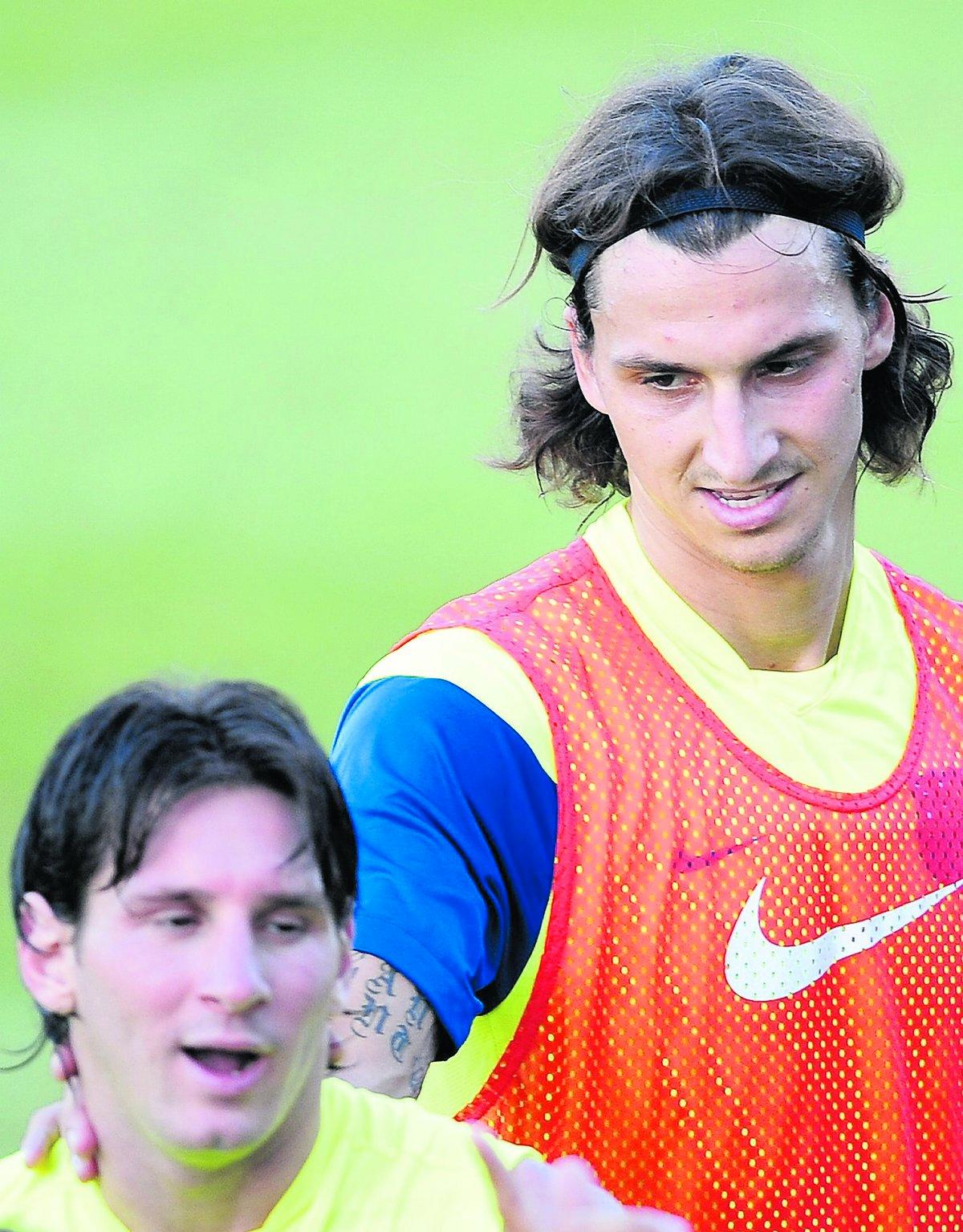Messi och Zlatan.