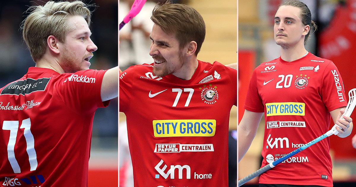 SILVERSTJÄRNOR. Filip Stenmark, Tobias Gustafsson och Valdemar Ahlroth saknar alla ett SM-guld.