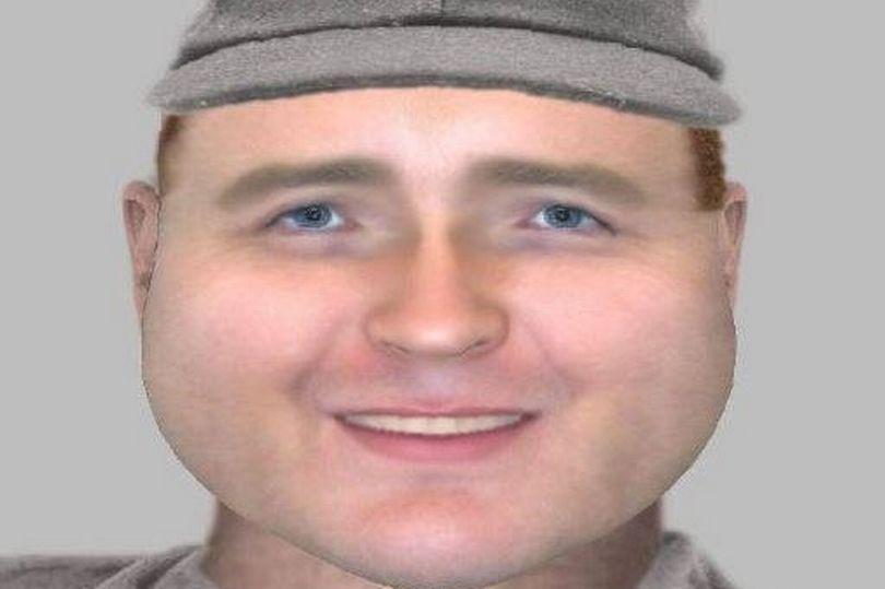 Mannen är efterlyst i samband med ett inbrott i Weston-super-Mare i måndags eftermiddag.