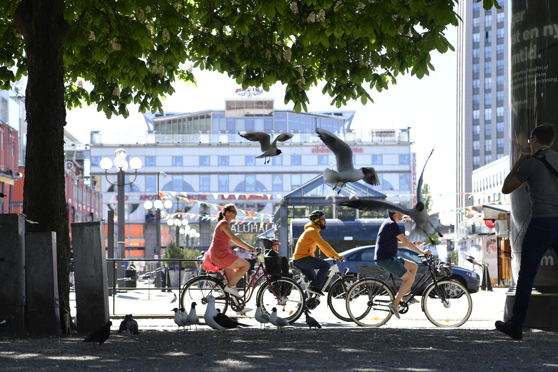 Cyklister i Stockholm. Arkivbild.