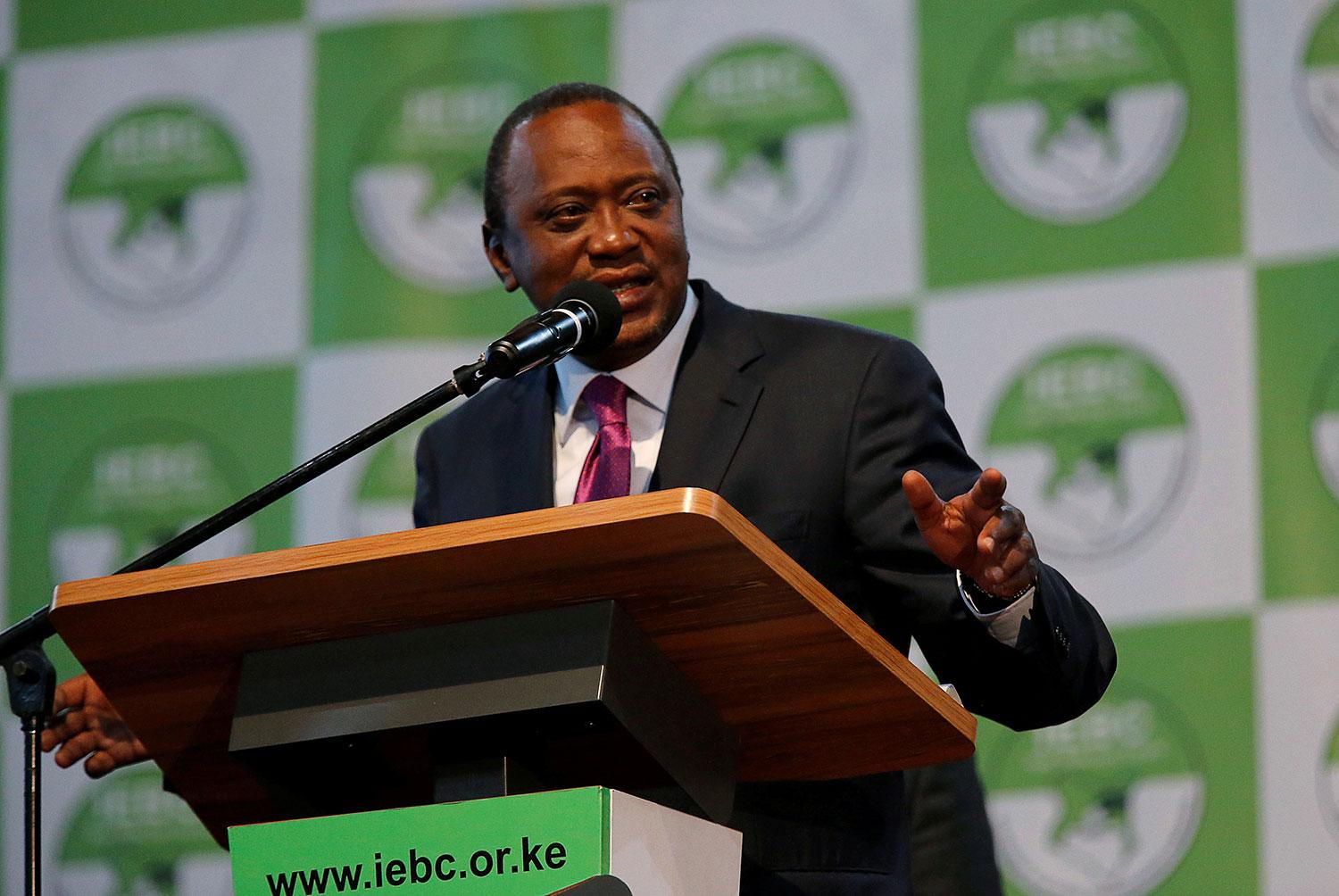 Uhuru Kenyattas seger i Kenyas presidentval ogiltigförklaras.