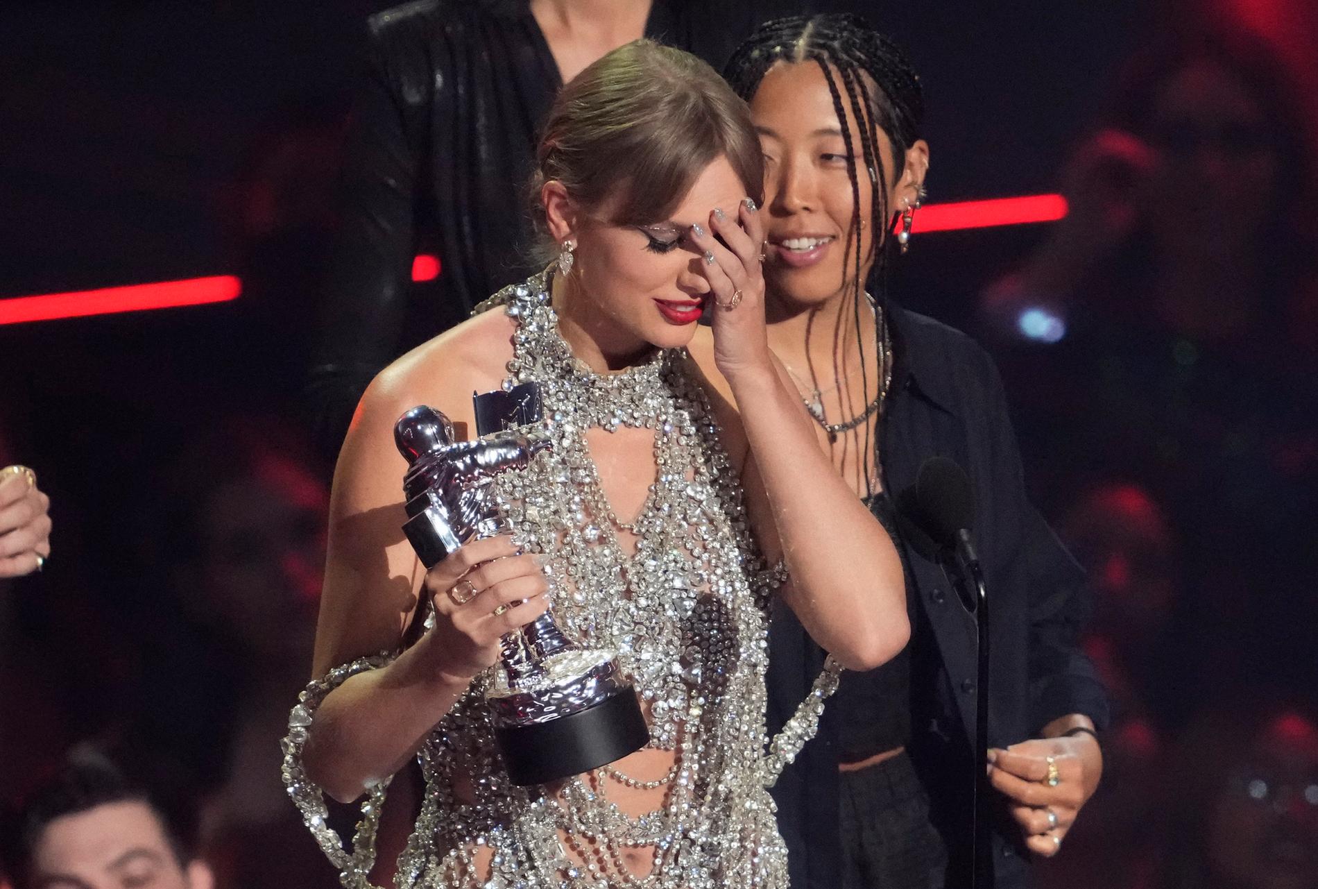 Taylor Swift under MTV Video Music Award i augusti i år.