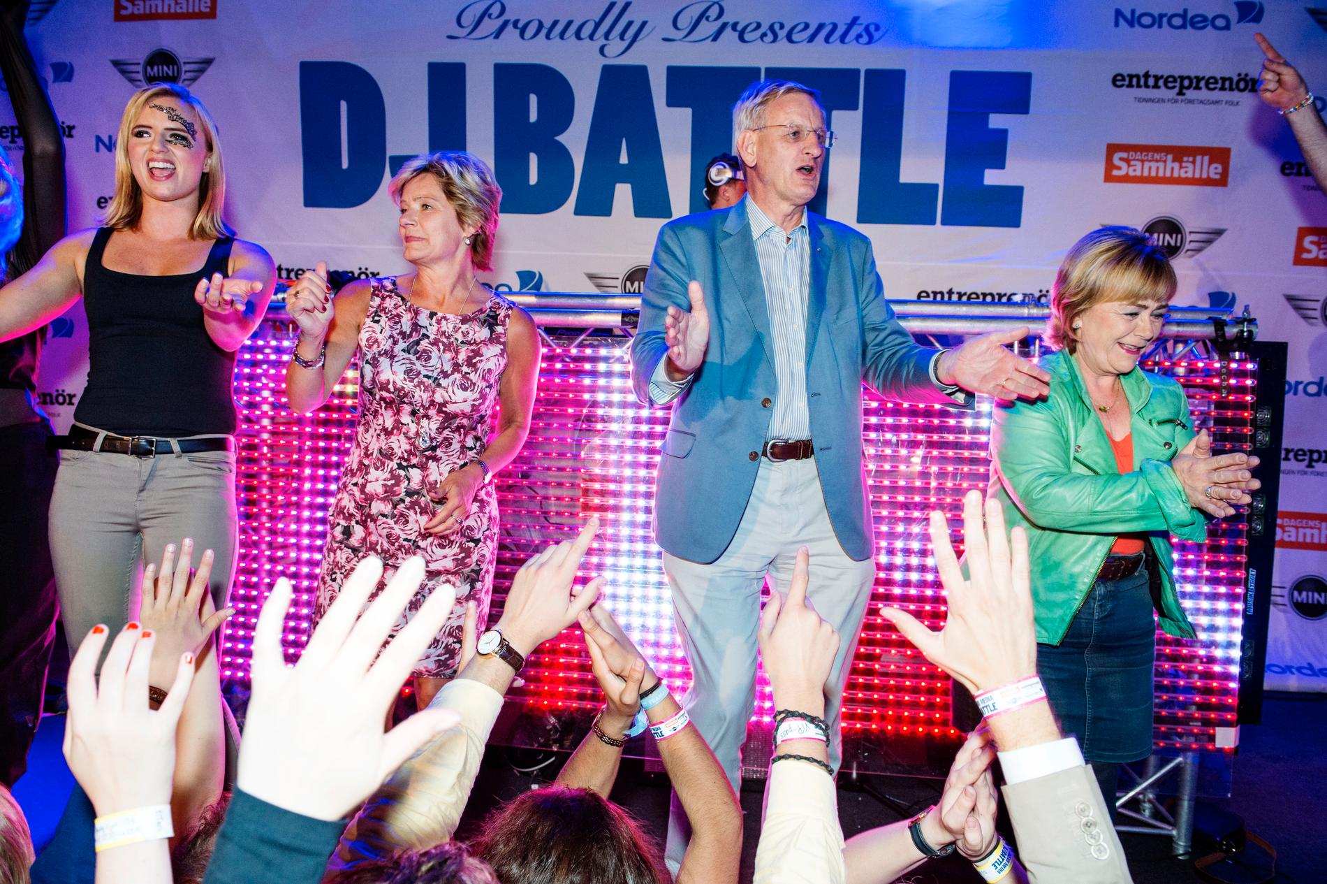 På DJ Battle brukar partiledare och ministrar festa loss. Här från 2014.