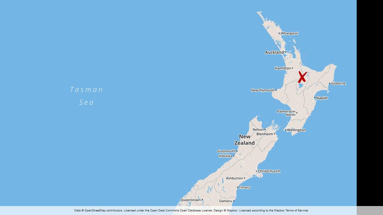 Rotorua, där olyckan inträffade, ligger på Nordön i Nya Zeeland.