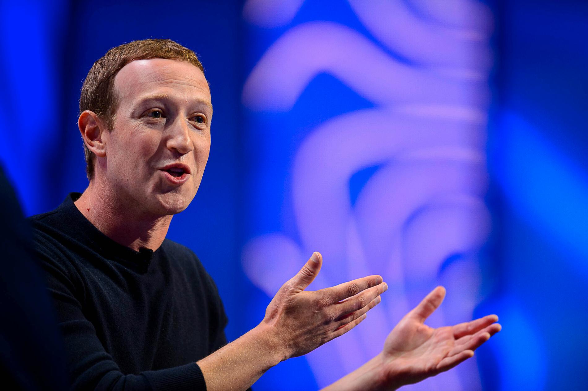 Mark Zuckerberg, vd för Facebook. 