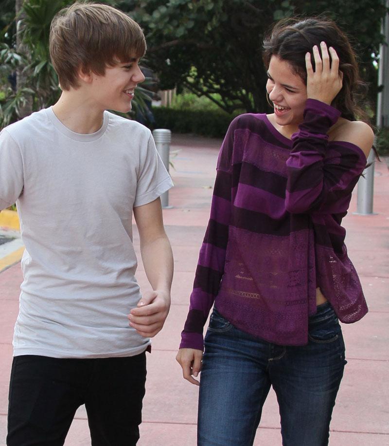 Justin Bieber och Selena Gomez.
